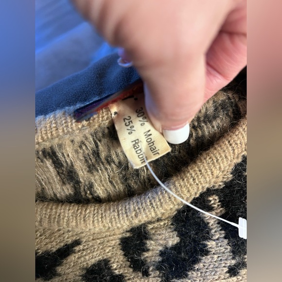 Baroni made in Italy Mohair seawater  small - Picture 9 of 10